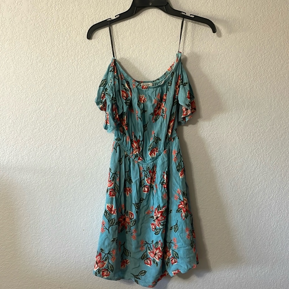 Off the shoulder floral dress
